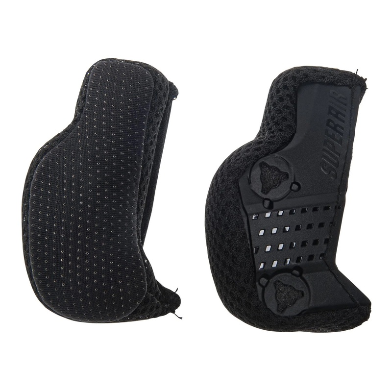 Bell Super Air R/Super Air Replacement Cheek Pad Kit Black 25mm