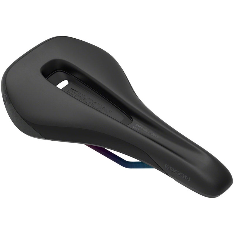 Ergon SM Enduro Comp Saddle – Stealth/Oilslick Mens Small/Medium