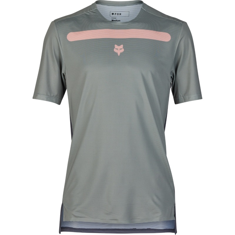 Fox Racing Flexair Short Sleeve MTB Race Jersey – Aviation – Gray Vintage Gray Vintage Small