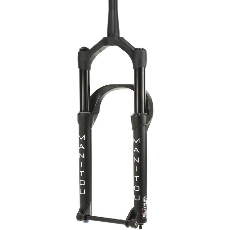 Manitou Mastodon Comp Suspension Fork – 26″, 100 mm, 15 x 150 mm, 44 mm Offset, Matte Black, Standard, Gen 3