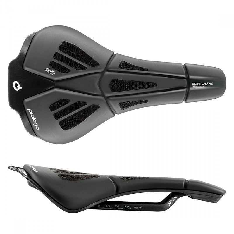 Prologo Scratch M5 CPC Road & Off-Road Bicycle Saddles  Innovative Nano Carbon & Ti-Alloy Rails, Ergonomic Design, Multi-Zone Comfort Nack