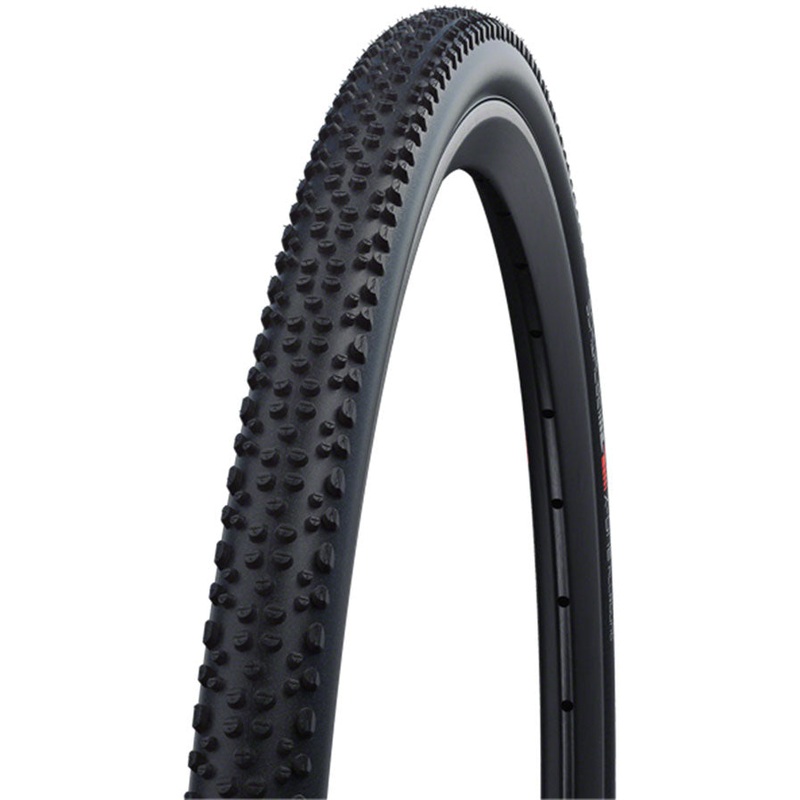 Schwalbe X-One Allround Tire – 700 x 35 Tubeless Folding BLK Evolution Addix SpeedGrip SuperGround