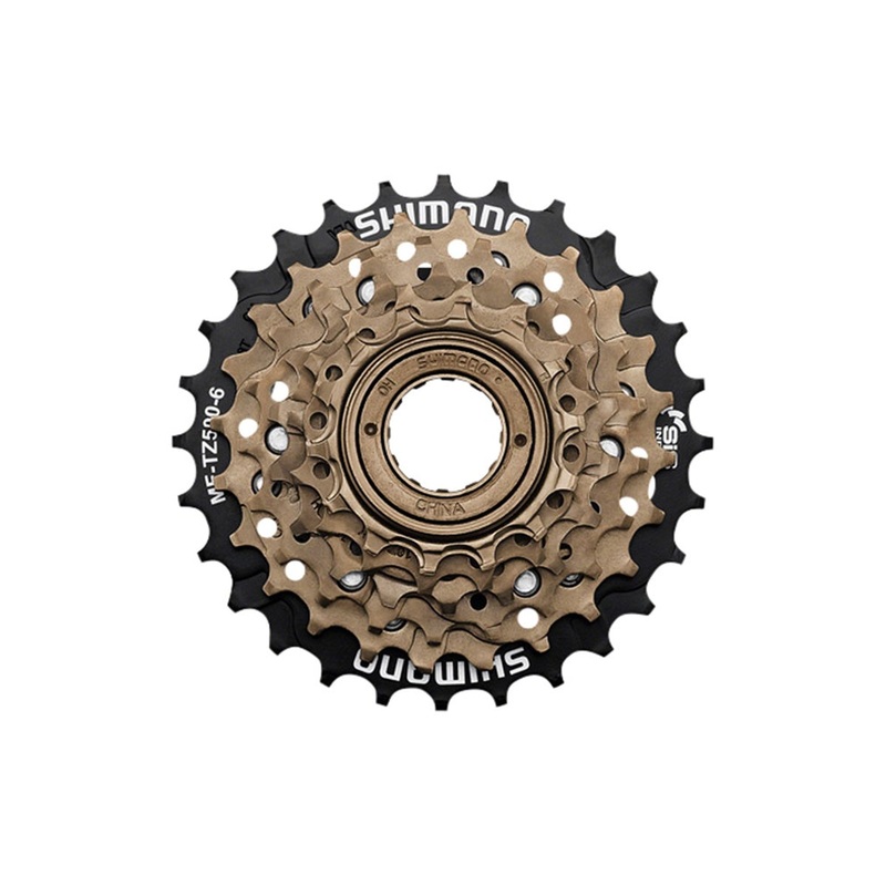 Shimano Tourney TZ500 6 Spd Freewheel Bronze – Black 14-28t