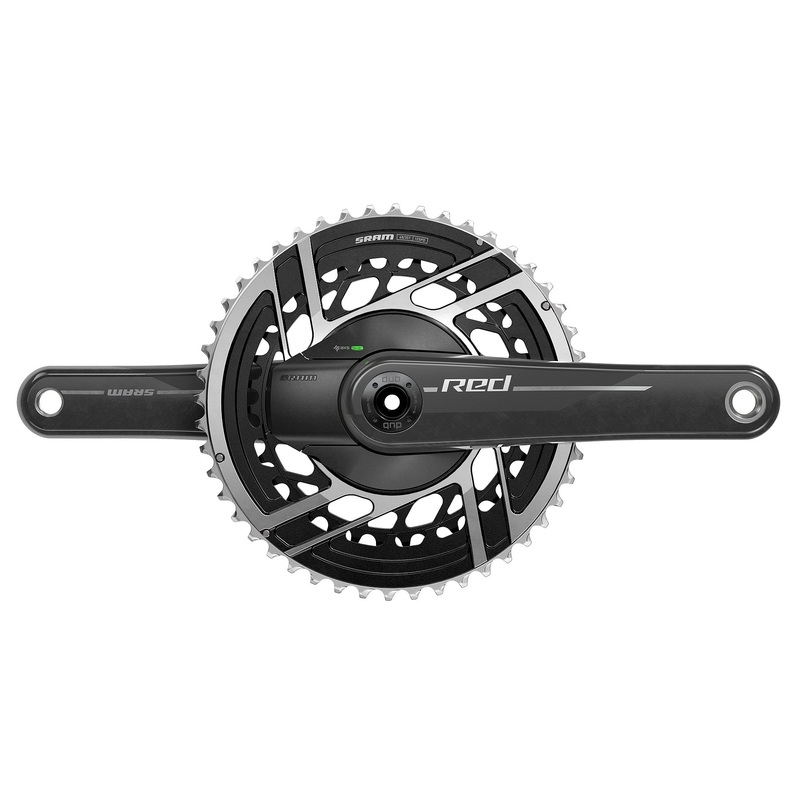 SRAM RED AXS Power Meter Crankset – 167.5mm, 2x 12-Speed, 48/35t, 8-Bolt Direct Mount, DUB Spindle Interface, Natural