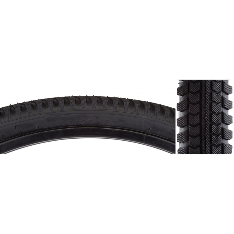 Sunlite Cruiser Directional 32×2.125 Clincher Wire TPI Black/Black Reflective