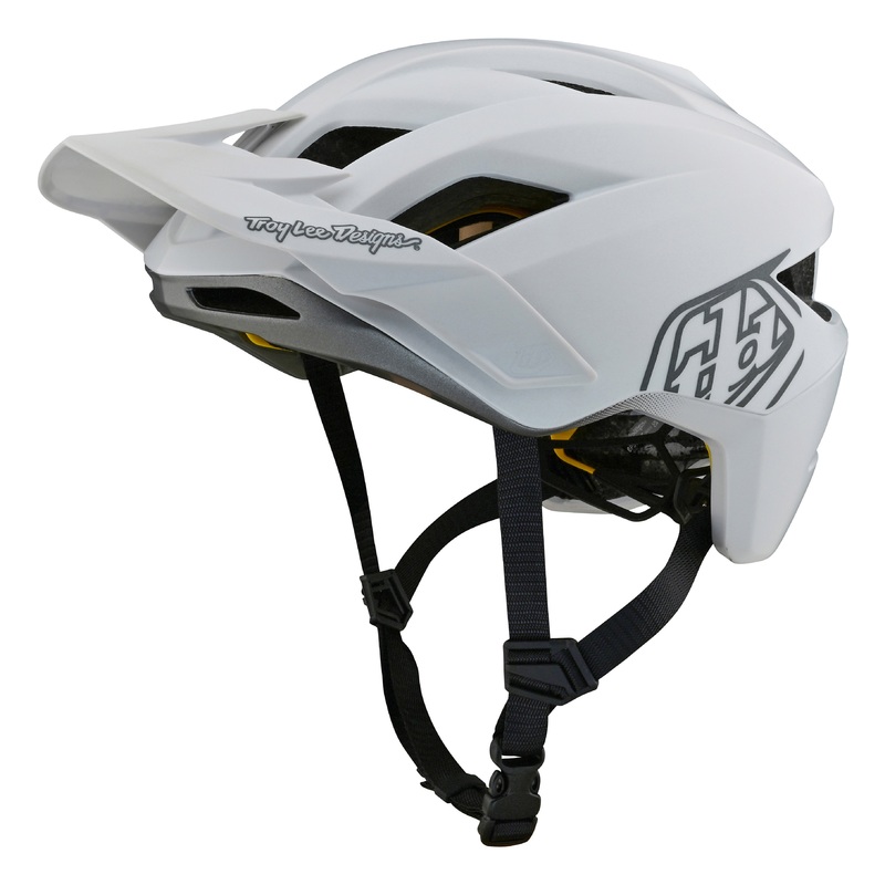 Troy Lee Designs Flowline MTB Helmet with MIPS – Point – White White X-Small/Small