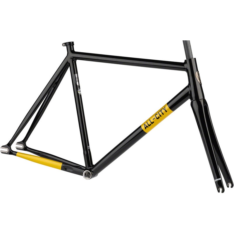 All-City Thunderdome Frameset – 700c, Aluminum, Gold Fang, 52cm