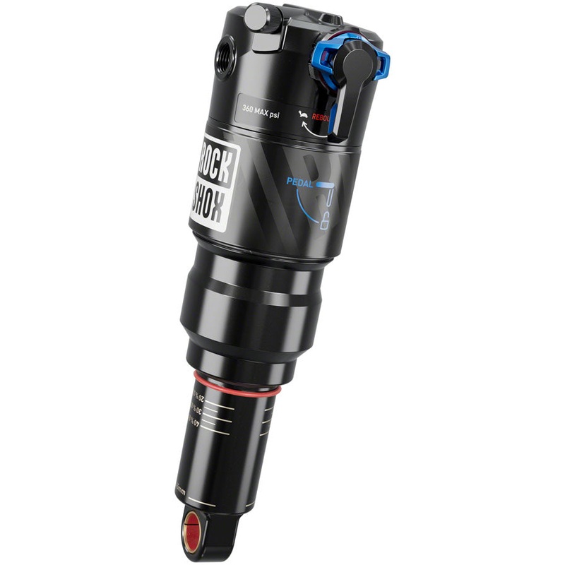 RockShox Deluxe Ultimate RCT  Rear Shock – 165 x 37.5mm, Linear XL, 4 Neg/0 Pos Tokens, Reb 55 / Comp 30, Lock Out 4,