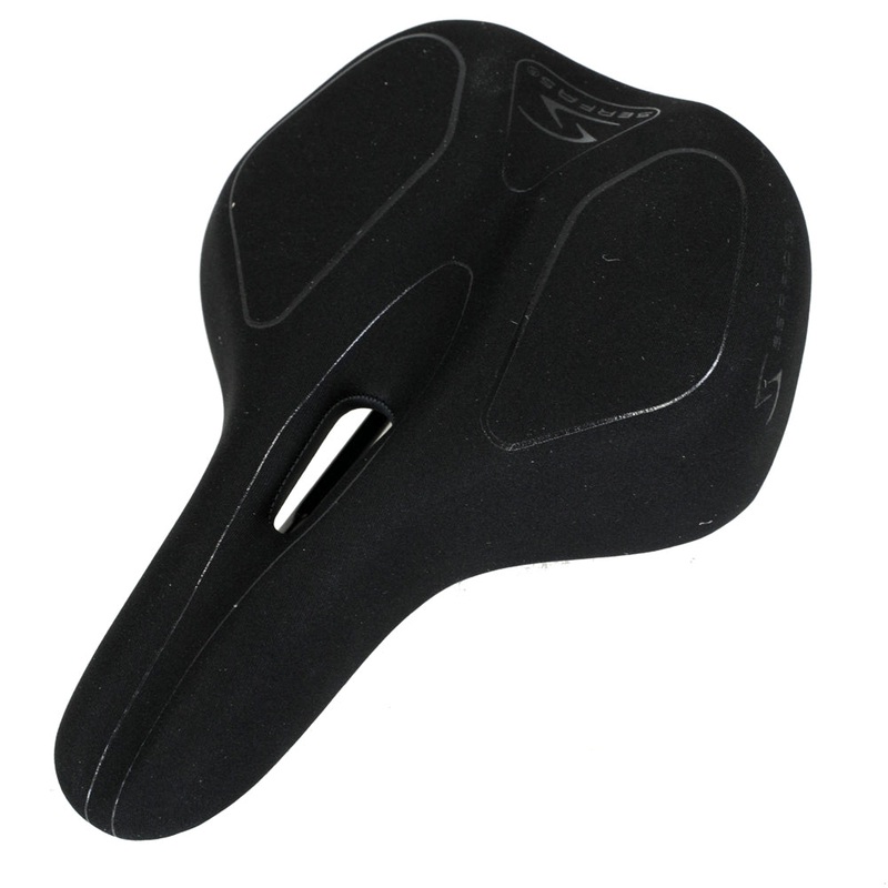 Serfas TBM-50L Tailbones Memory Foam Lycra Dual Density Saddle Black
