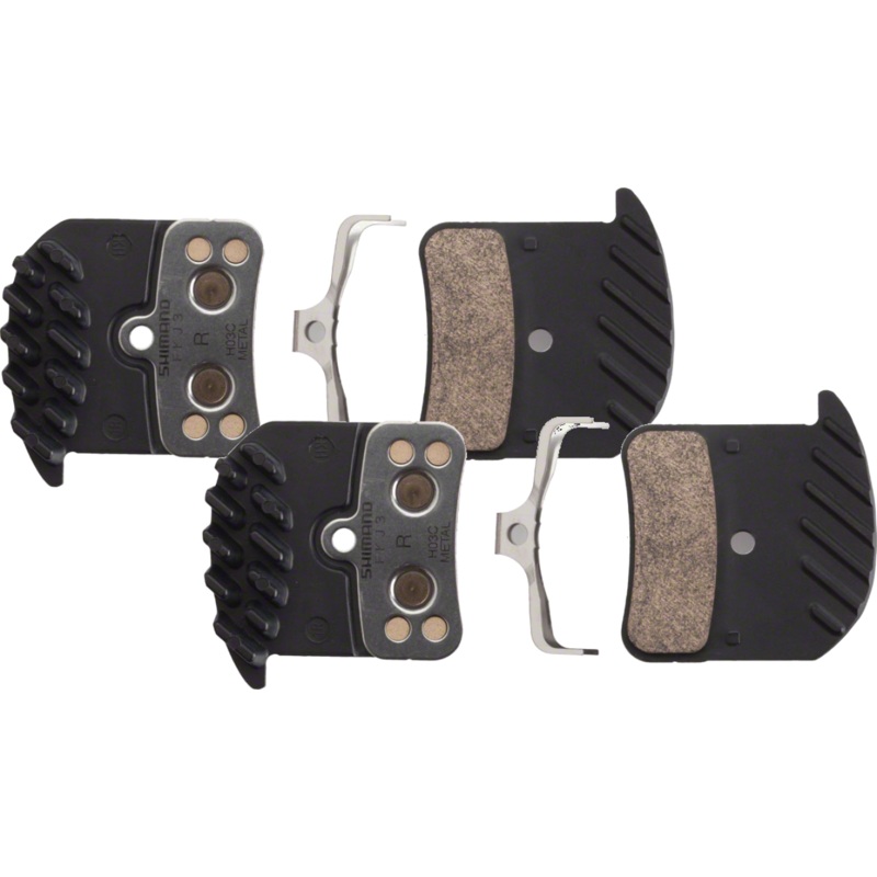 Shimano H03C-MF Metal Disc Brake Pad & Spring Set High-Performance Sintered Metal for MTB & Mountain Bike Brakes