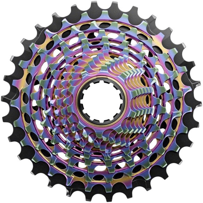 SRAM RED XG-1290 Cassette – 12-Speed, 10-28t, For XDR Driver Body, Rainbow, E1