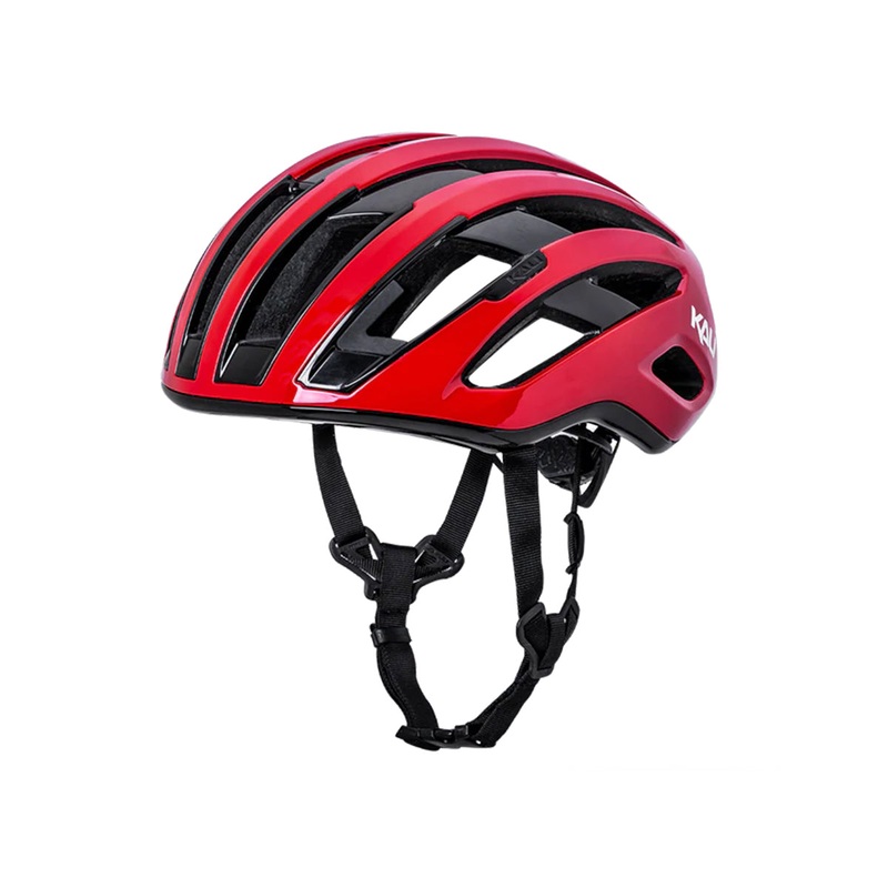 Kali Grit Road Helmet – Solid Gloss Red Gloss Red Small/Medium