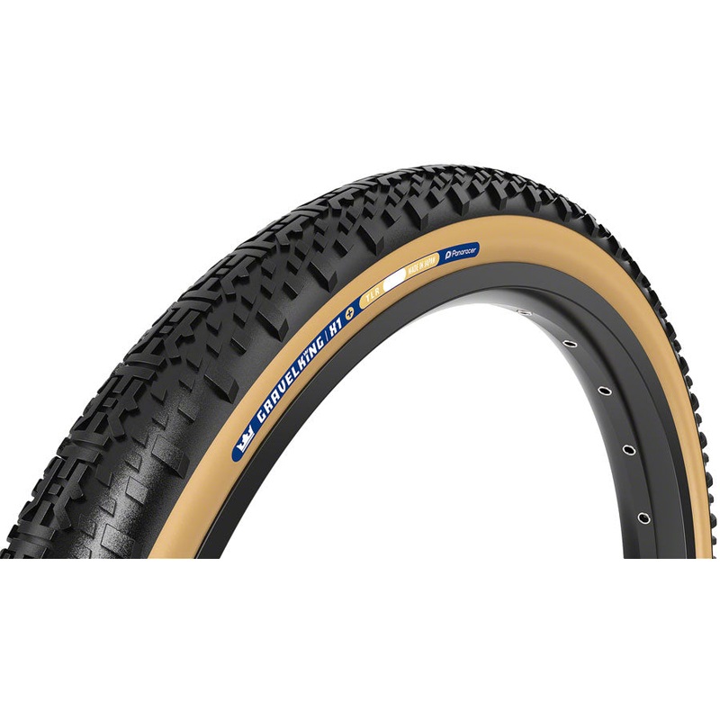 Panaracer GravelKing X1 Plus Tire – 700 x 40, Tubeless, Folding, Black/Brown