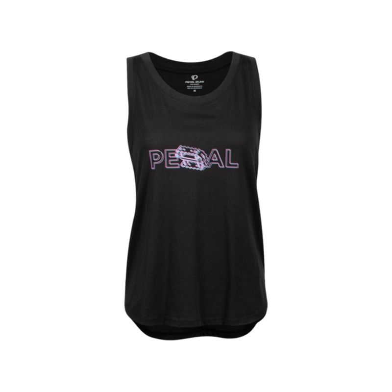 Pearl Izumi Graphic Muscle Tank – Womens – 3D Pedal – Black Black Medium