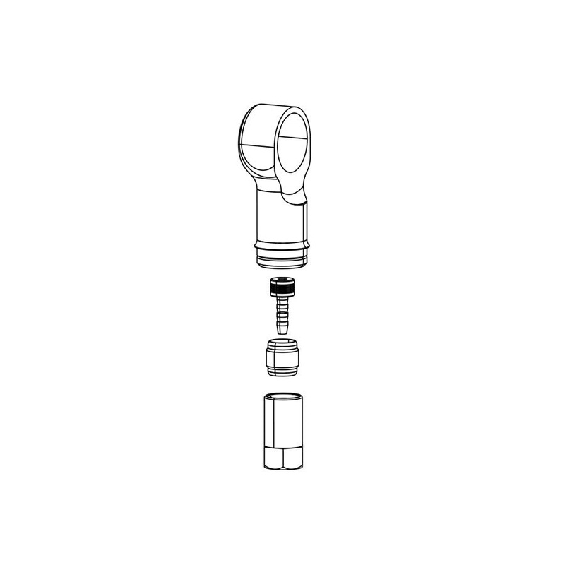 RockShox Banjo / Compression Fitting – Threaded Barb Kit for Monarch XX
