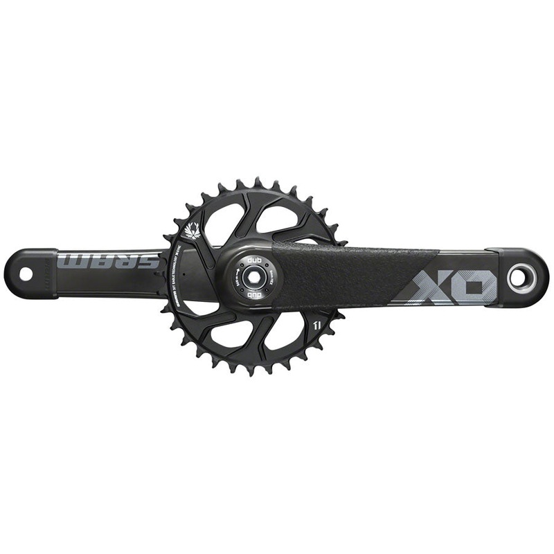 SRAM X01 All Downhill Crankset – 170mm, 10/11-Speed, 34t, Direct Mount, DUB Spindle Interface, Black, B1