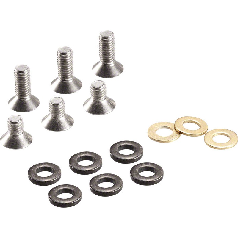 e*thirteen ISCG Bolt kit 10mm/16mm Flat Head Bolts and Chain Line Spacers