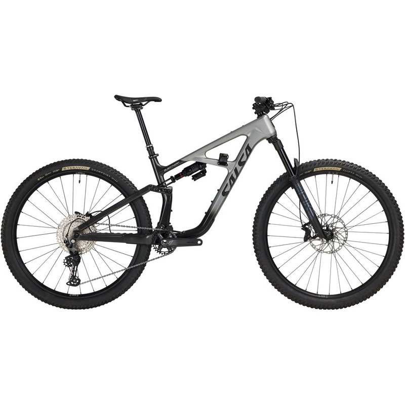 Salsa Blackthorn 125 C Deore 12 Bike – 29″, Carbon, Coffee Black /Smoke, Large