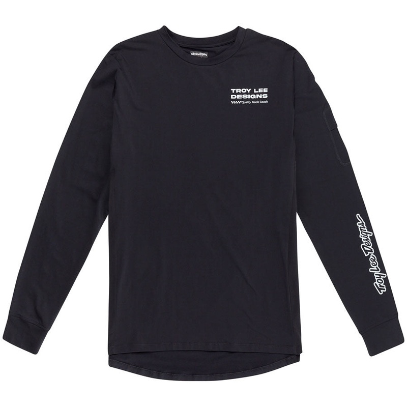 Troy Lee Designs Ruckus Long Sleeve Ride Tee  Factory Carbon, Large