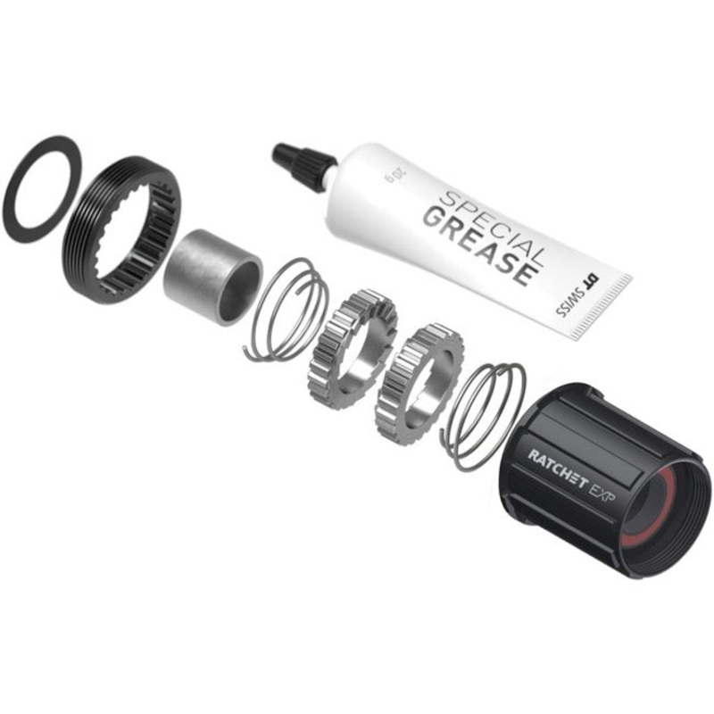 DT Swiss 370 Ratchet LN Freehub Body Upgrade Kit – Shimano HG 11 Road Kit – 18t – AL – Sealed Bearing