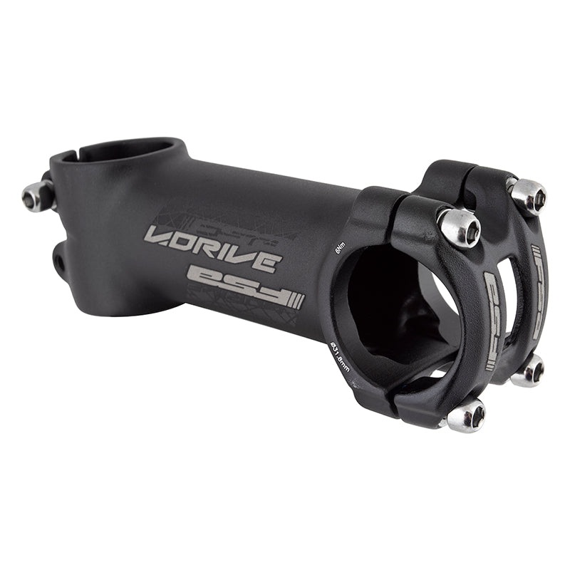Full Speed Ahead V-Drive Stem – 100 mm 31.8 Clamp +/-6 1 1/8″ Alloy Black