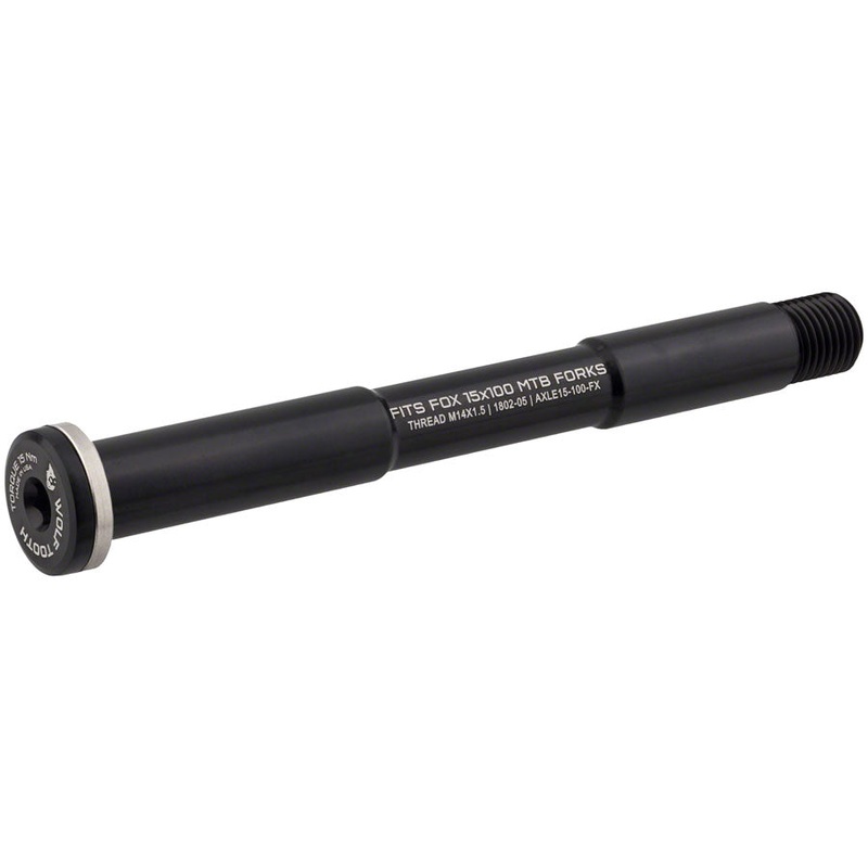 Wolf Tooth Front Thru Axle – FOX 15 x 100mm Black