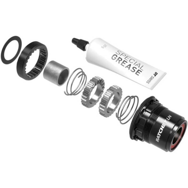 DT Swiss Ratchet LN Freehub Body Upgrade Kit – SRAM XD Black Aluminum – 36t