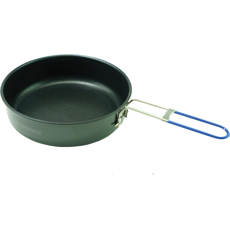 Evernew Ultralight Titanium Non-Stick Camping Frying Pans with Honeycomb Bottoms  Durable, Lightweight Aluminum Cookware for Backcountry Cooking 16