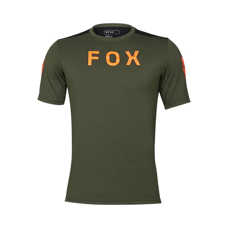 Fox Racing Ranger Dri Release Short Sleeve MTB Jersey – Aviation – Dark Sage Dark Sage Small
