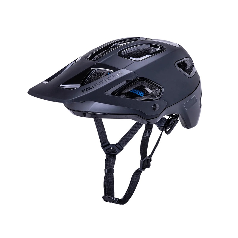 Kali Cascade MTB Helmet – Matt Black-Gloss Black – 2022 Matt Black – Gloss Black Small/Medium
