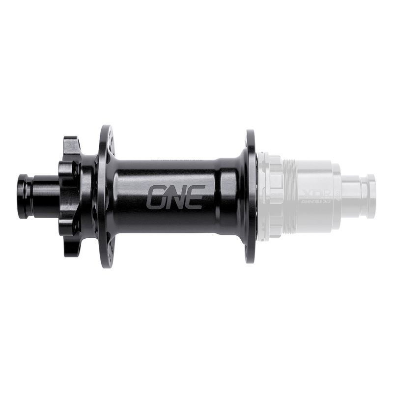 OneUp Components Rear Hub – 12x148mm  – 6-Bolt – 28h – Black (No Freehub)