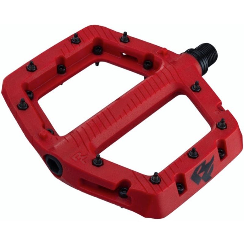 Race Face Chester Flat Pedals – Large – Red Red