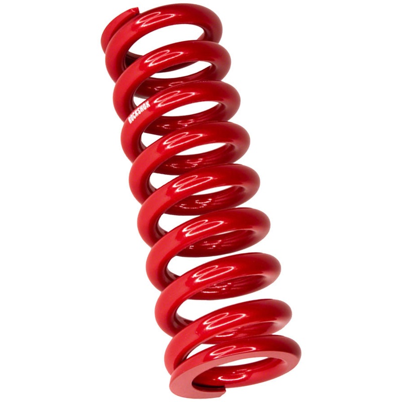 RockShox Metric Coil Spring – 134mm Length, 47.5 – 55mm Travel, 450 lb, Electric Red