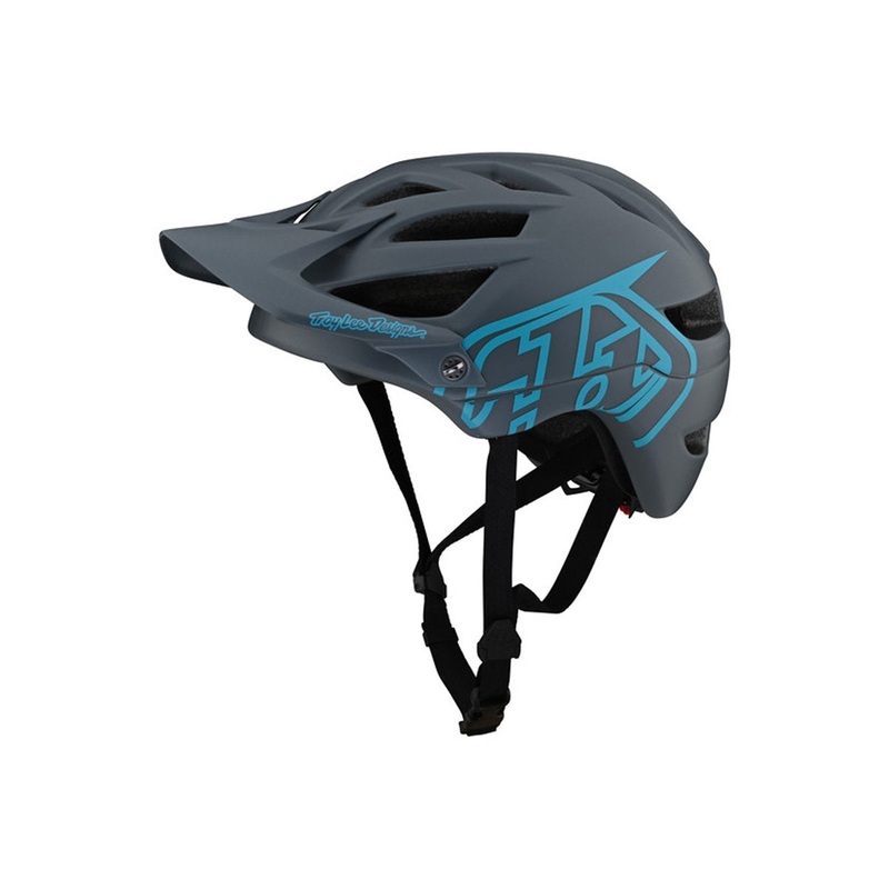 Troy Lee Designs A1 MTB Helmet – Drone Gray-Blue – 2021 Gray – Blue X-Small