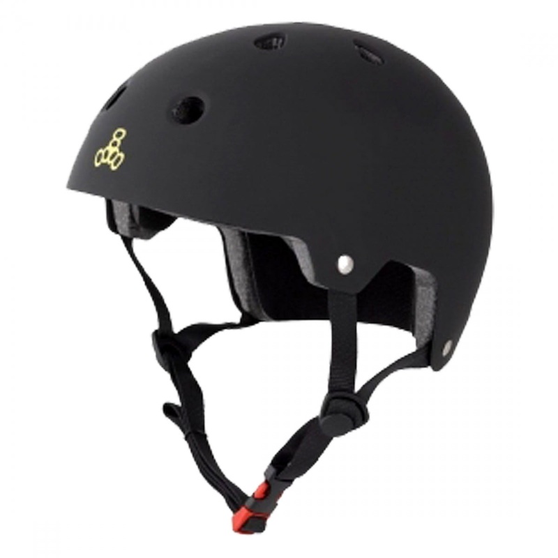 Bike Helmet Triple Eight Dual Certified ABS Hardshell EPS Liner Small/Medium Black