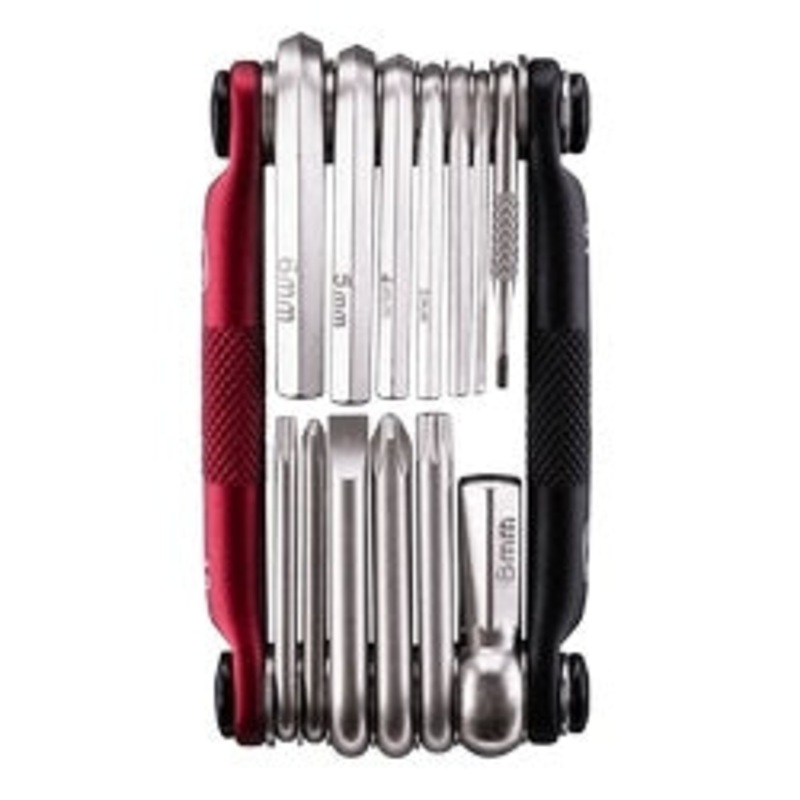 Crank Brothers M13 Multi-Tool – Black & Red Black & Red