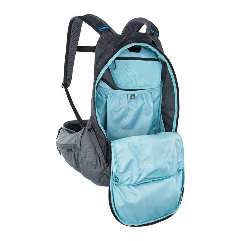 EVOC Trail Pro 16 Protector backpack, 16L, Carbon/Grey, LXL
