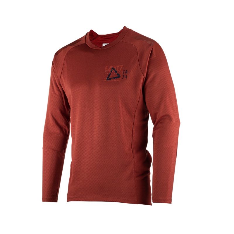 Leatt AllMtn 5.0 Long Sleeve MTB Jersey – Lava – 2023 Lava X-Small