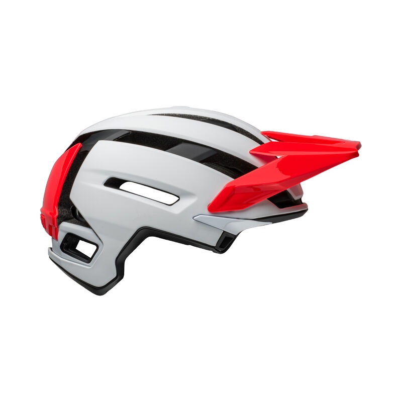 Bell Super Air Spherical MTB Helmet – Matt Gloss White-Infrared Matt Gloss White – Infrared Small