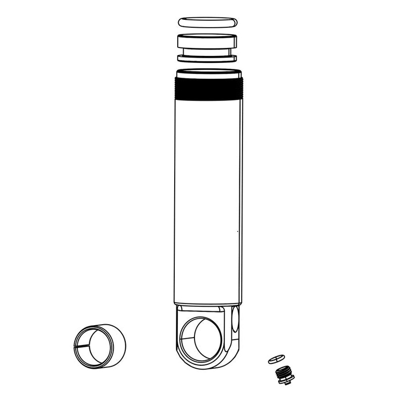 RockShox SIDluxe Damper Bodies  Standard Eyelet Rear Shock Components for Performance MTB Suspension, Engineering, and Precision Ride Optimization Standard Eyelet 42.5mm