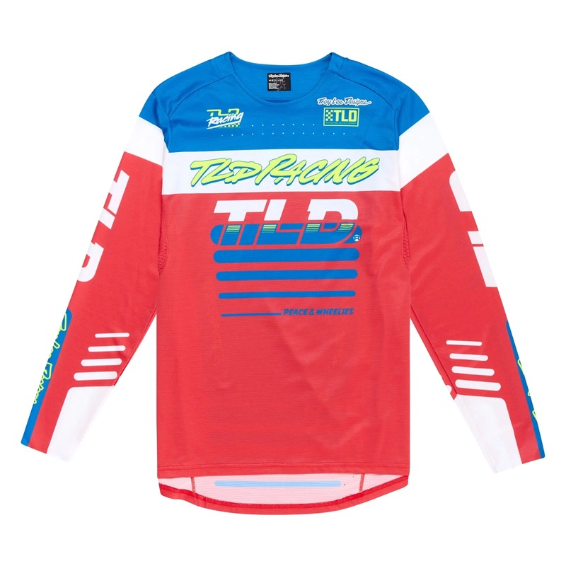 Troy Lee Designs Sprint Long Sleeve MTB Jersey – Fifty-50 – Fiery Red Fiery Red Small