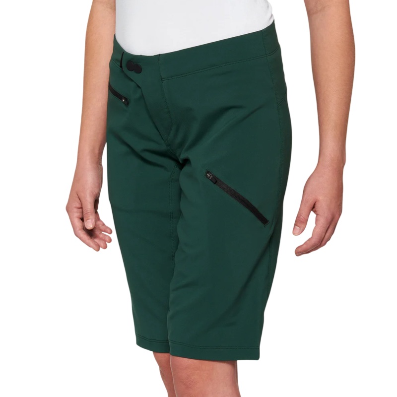 100% Ridecamp Short – Womens – Forest Green Forest Green Small