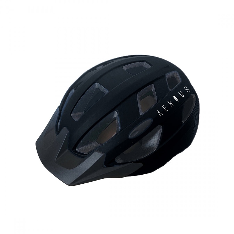 Mountain Bike Helmet Aerius Swift LG/XL 22-3/4 to 24in (58 to 61 cm) Black All Purpose