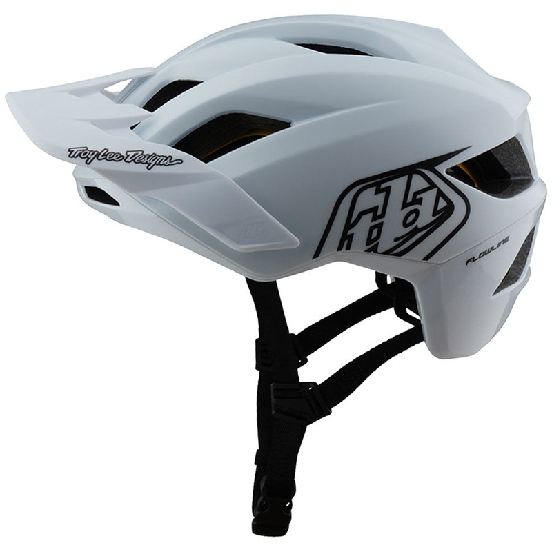 Mountain Bike Helmet Troy Lee Designs Flowline  Point White/Black, Medium/Large