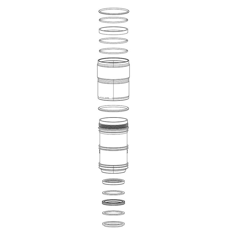 RockShox DebonAir Air Can Upgrade Kit 184mm x 44mm B1 Later Monarch 2014+ RT3 2013+