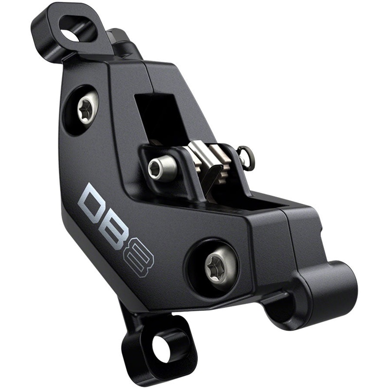SRAM DB8 Disc Brake Caliper – Mineral Oil Caliper, Post Mount, 4-Piston, Diffusion Black