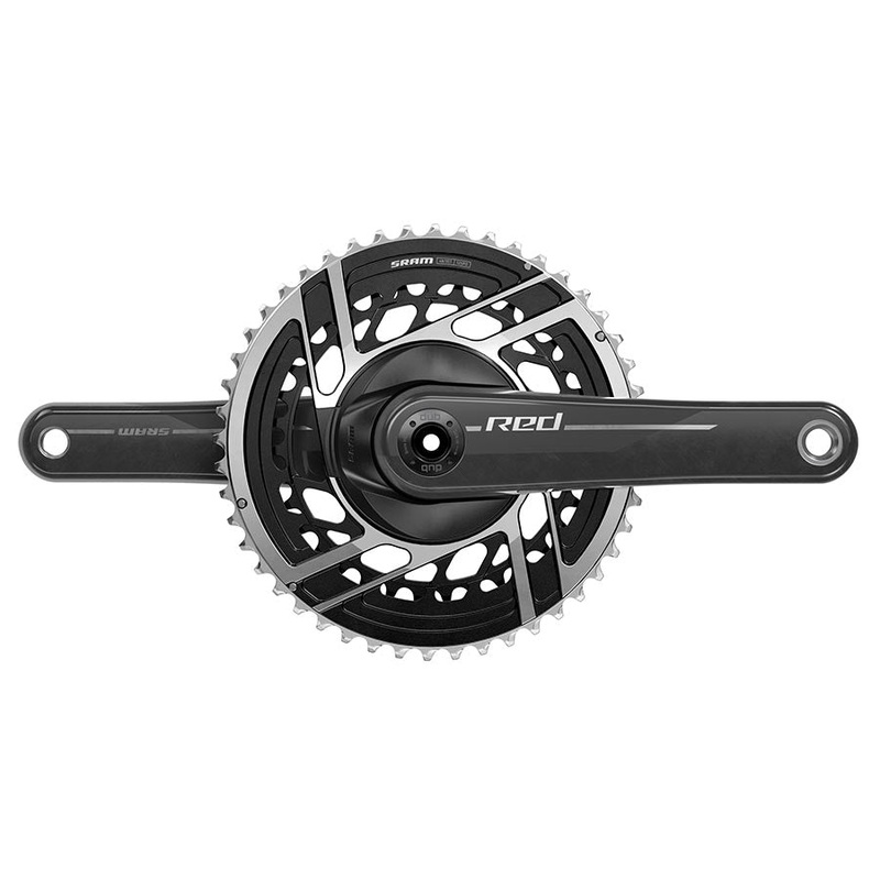 SRAM RED Crankset – 170mm 2x 12-Speed 48/35t 8-Bolt Direct Mount DUB Spindle Interface Natural Carbon E1