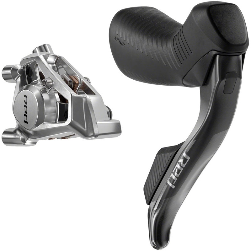 SRAM RED eTap AXS HRD Shift/Brake Lever and Hydraulic Disc Caliper – Right/Rear, Flat Mount 20mm Offset, 1800mm Hose,