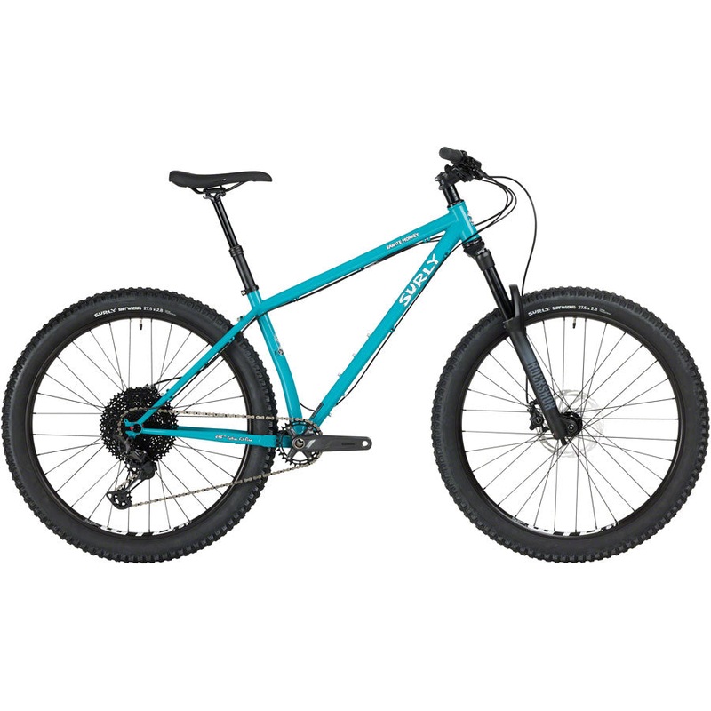 Surly Karate Monkey Front Suspension Bike – 27.5″, Steel, Lost at Sea Blue, Medium