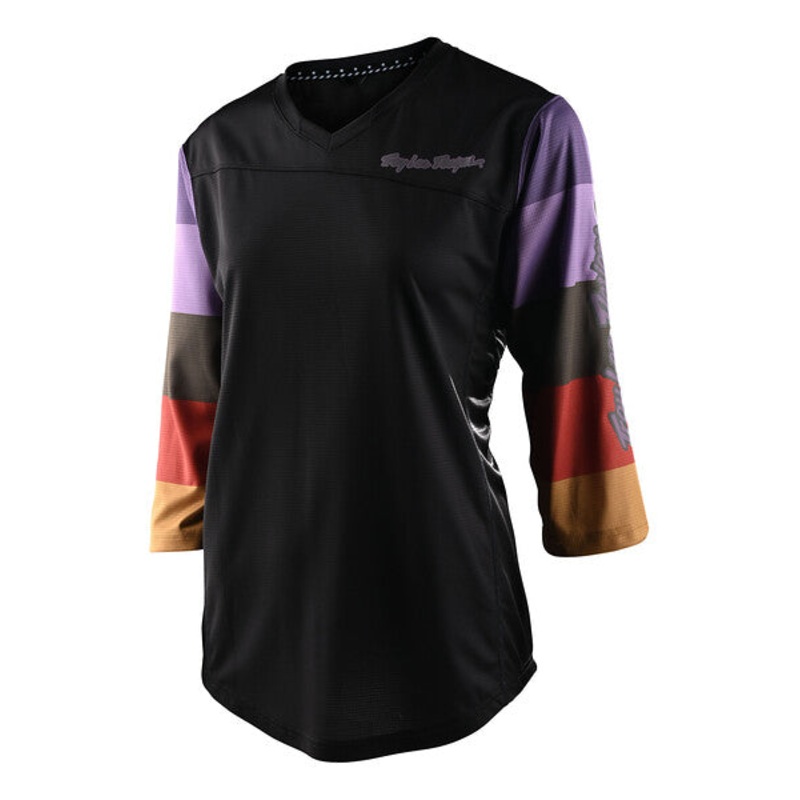 Troy Lee Designs Mischief 3/4 Sleeve MTB Jersey – Womens – Rugby – Black Black X-Small